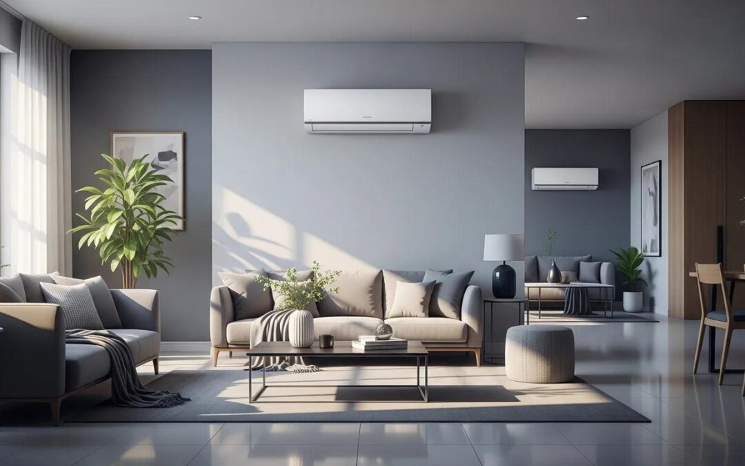Mini‑split system providing targeted room‑by‑room comfort