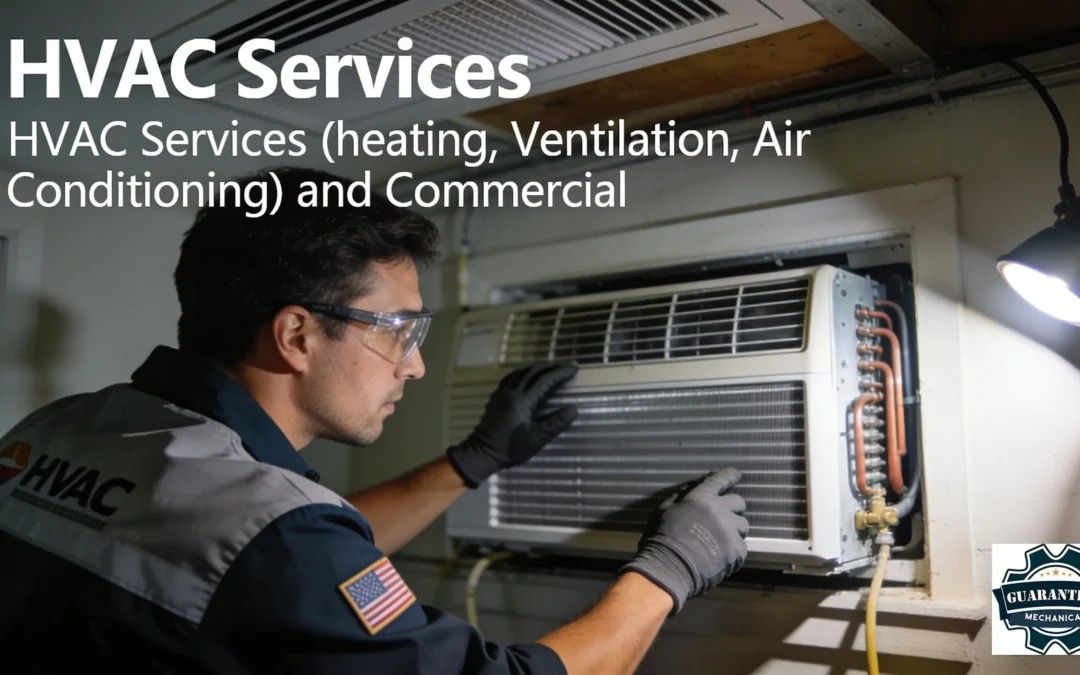 HVAC Services (heating, Ventilation, Air Conditioning) and Commercial Refrigeration